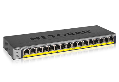 NETGEAR Inc. GS116LP ギガ16ポート PoE+（76W）対応 アンマネージ