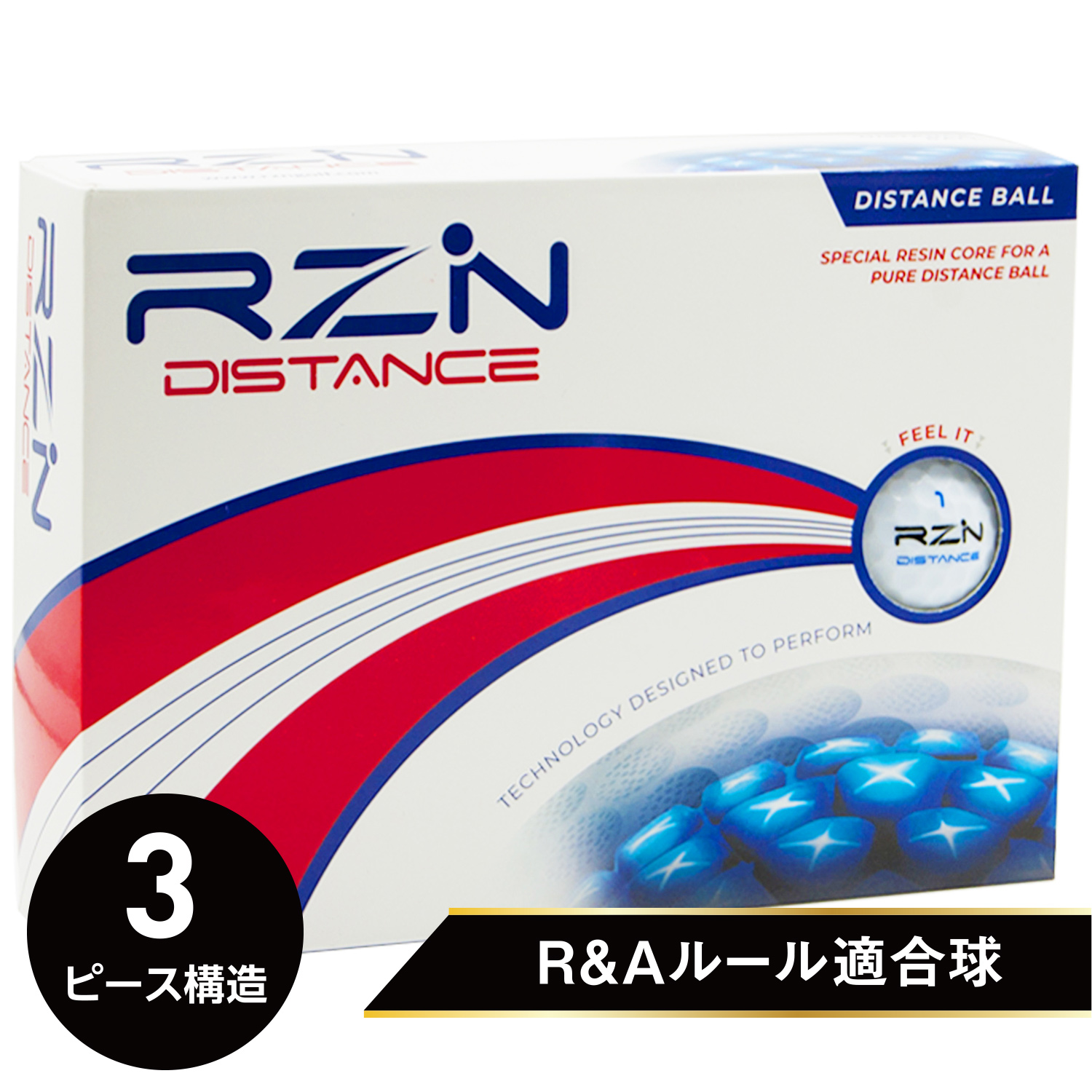 RZN DISTANCE ― 柔らかな打感で飛距離を伸ばすスピードロック