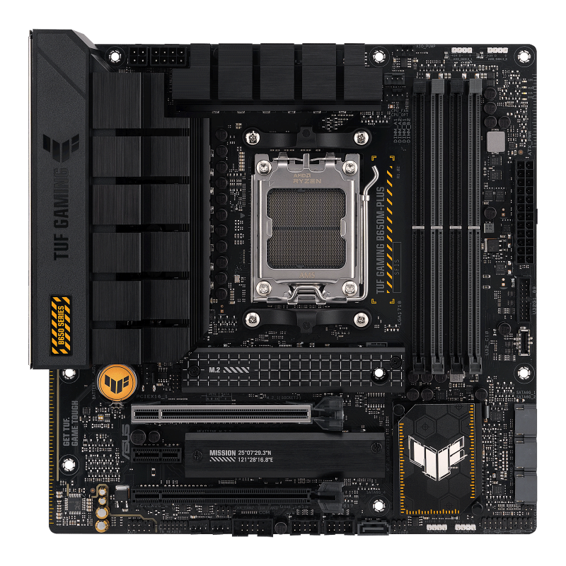 TUF GAMING B650M-PLUS ― AMD Ryzen 7000シリーズCPU対応B650チップ 