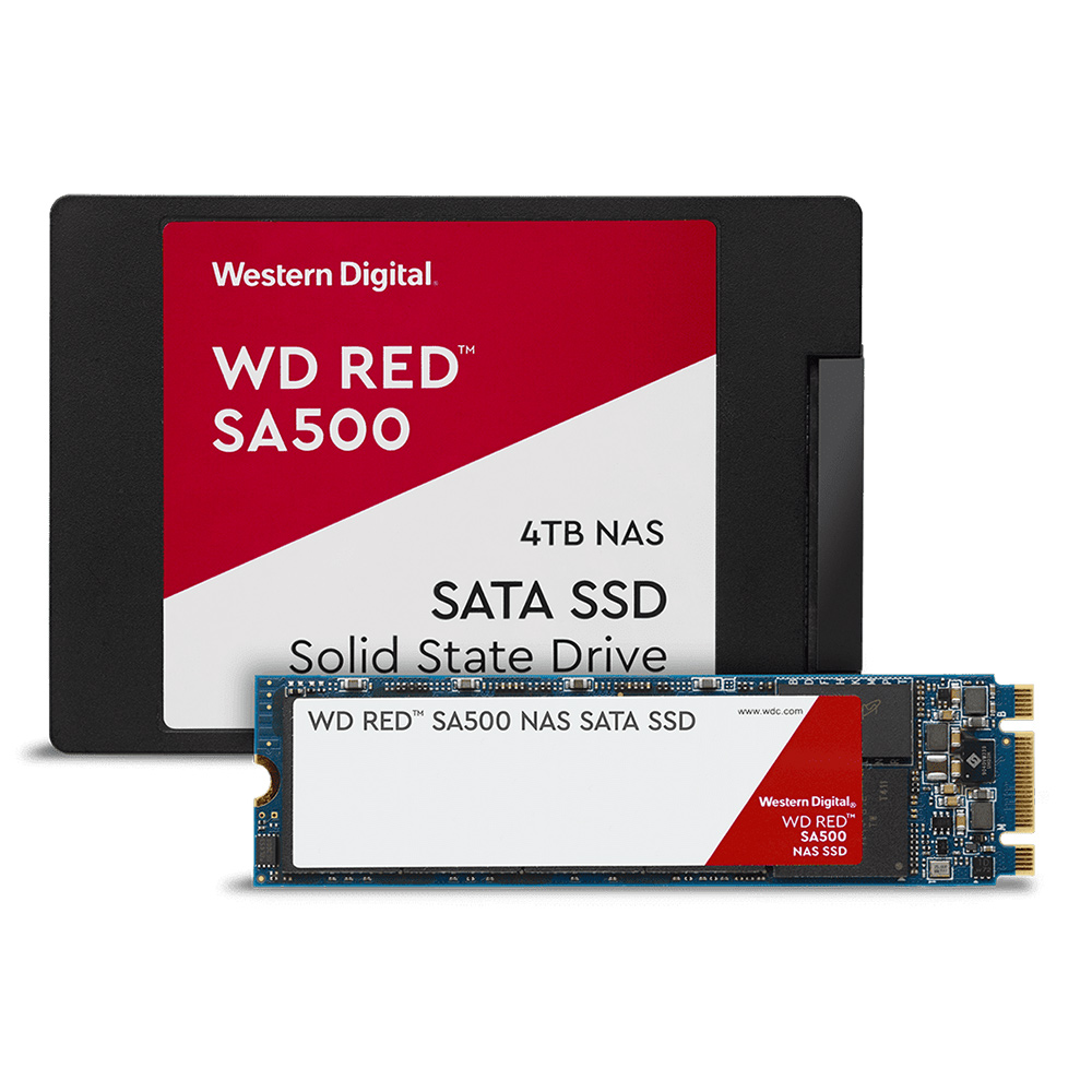 美品Western SSD WD Red SA500 NAS SATA 2TB